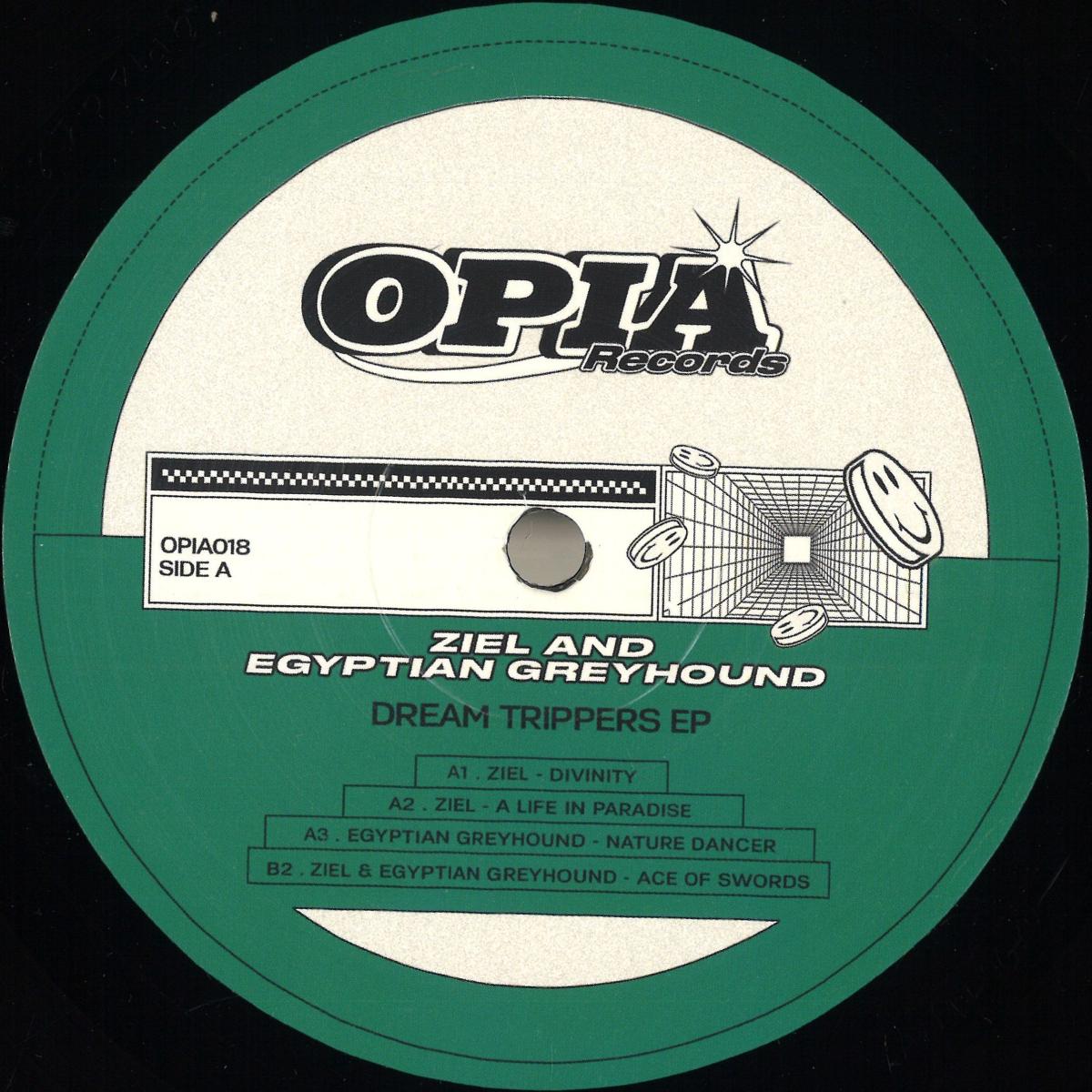 Tapa de Ziel and Egyptian Greyhound – Dream Trippers EP [OPIA]