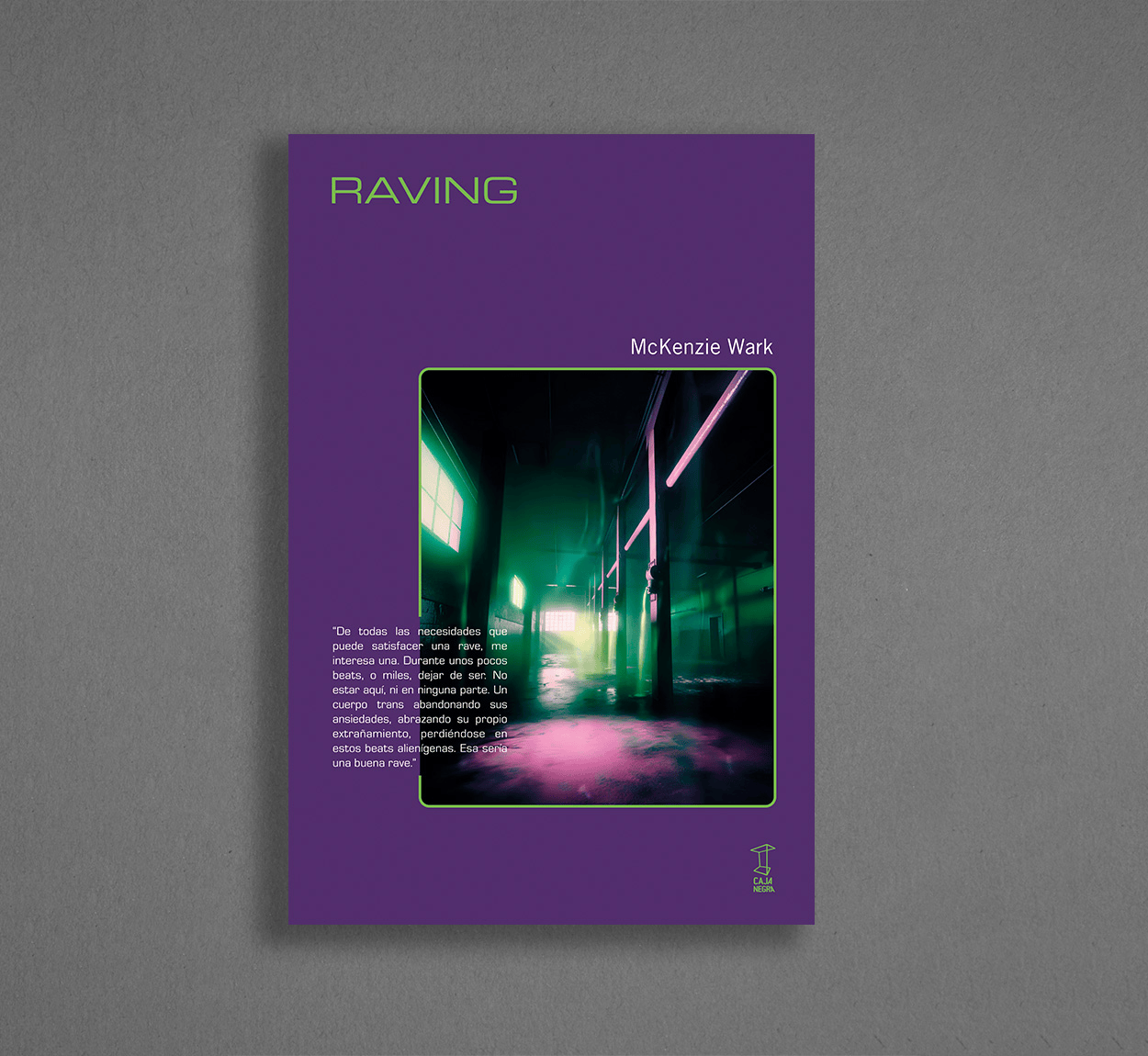 Tapa de  – Raving - McKenzie Wark [Caja Negra Editora]