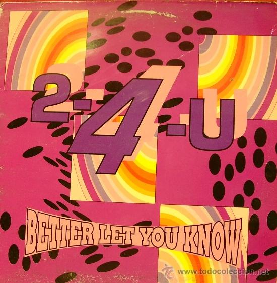 Tapa de Two 4 You – Better Let You Know [Flim Flam Records]