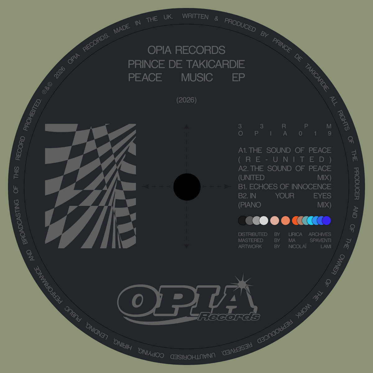 Tapa de Prince De Takicardie – Peace Music EP (OPIA)